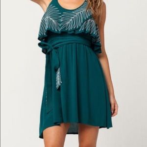 O’Neill Green Sundress w Embroidered Detail